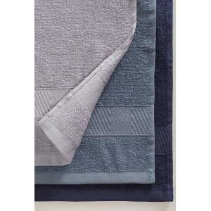 Набор махровых полотенец "Сафари" 40х60 (6 шт.) графит, светло-серый, темно-серый