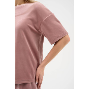 Костюм двойка женский "Милана" 2158-В полиэстер (р-ры: 44-54) розовый Костюм двойка женский "Милана" 2158-В полиэстер (р-ры: 44-54) розовый