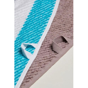 Набор махровых полотенец "Гармония" 6 шт. коричневый-полоса Набор махровых полотенец "Гармония" 6 шт. коричневый-полоса