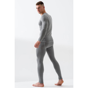Костюм двойка мужской (термобелье) "Стандарт" 2352-ПЭ полиэстер (р-ры: 46-58) серый