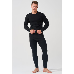 Костюм двойка мужской "Термобелье" (базовое)" 1775-Рн хлопок с эластаном (р-ры: 40-58) черный Костюм двойка мужской "Термобелье" (базовое)" 1775-Рн хлопок с эластаном (р-ры: 40-58) черный