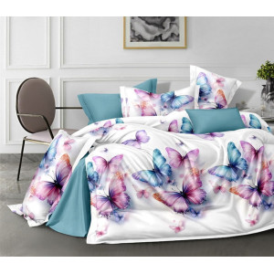 Постельное белье зима-лето поплин стеганый с окантовкой ЗЛПО-3290