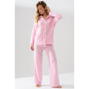 Пижама женская "Муслин" 2403-Мус муслин (р-ры: 44-54) розовый
