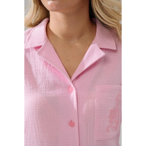 Пижама женская "Муслин" 2403-Мус муслин (р-ры: 44-54) розовый