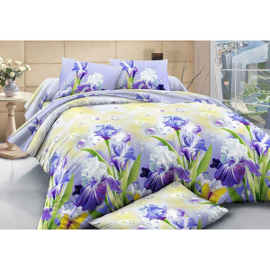 Постельное белье зима-лето поплин стеганый с окантовкой ЗЛПО-3287