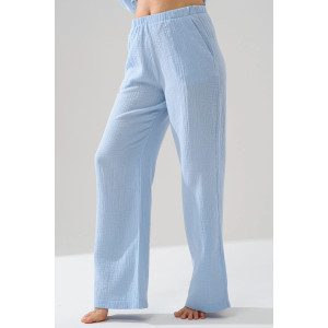 Пижама женская "Муслин" 2403-Мус муслин (р-ры: 44-54) голубой