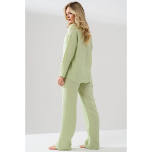 Пижама женская "Муслин" 2403-Мус муслин (р-ры: 44-54) зеленый