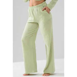 Пижама женская "Муслин" 2403-Мус муслин (р-ры: 44-54) зеленый