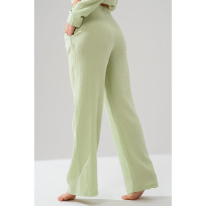 Пижама женская "Муслин" 2403-Мус муслин (р-ры: 44-54) зеленый