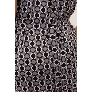 Халат женский 2088 кулирка (р-ры: 48-62) черный-серый Халат женский 2088 кулирка (р-ры: 48-62) черный-серый