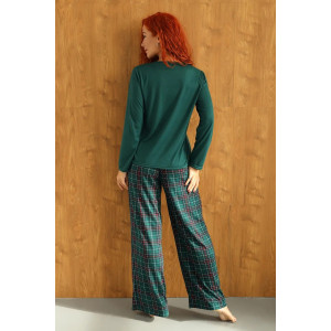 Костюм двойка женский 2240/1 бамбук (р-ры: 44-58) зеленый