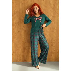 Костюм двойка женский 2240/1 бамбук (р-ры: 44-58) зеленый