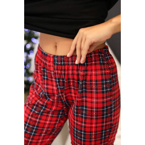 Костюм двойка женский 2242 бамбук (р-ры: 48-58) красный