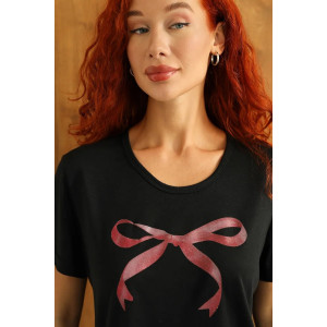 Костюм двойка женский 2242 бамбук (р-ры: 48-58) красный