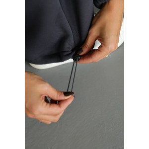 Костюм двойка женский 2246 футер 3-х нитка с начесом (р-ры: 42-52) темно-серый