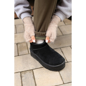 Брюки женские 2252/3 футер 3-х нитка с мехом (р-ры: 44-58) хаки