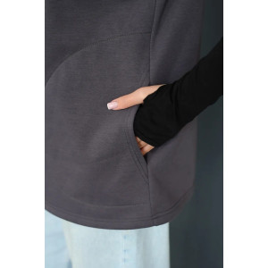 Жилет женский 2247/1 футер 3-х нитка с мехом (р-ры: 48-56) серый Жилет женский 2247/1 футер 3-х нитка с мехом (р-ры: 48-56) серый