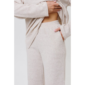 Костюм двойка женский 2066 махра (р-ры: 44-58) молоко