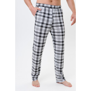 Брюки мужские 2194 хлопок с полиэстером (р-ры: 50-60) клетка 2