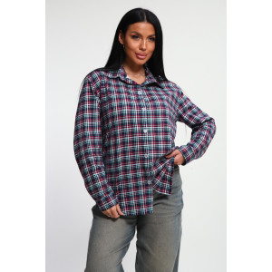 Рубашка женская М380 кулирка (р-ры: 46-60) бордо Рубашка женская М380 кулирка (р-ры: 46-60) бордо