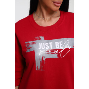 Туника женская М457 "Даша" кулирка (р-ры: 46-60) бордо Туника женская М457 "Даша" кулирка (р-ры: 46-60) бордо