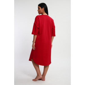 Туника женская М457 "Даша" кулирка (р-ры: 46-60) бордо Туника женская М457 "Даша" кулирка (р-ры: 46-60) бордо