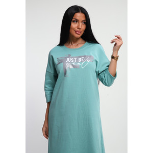 Туника женская М457 "Даша" кулирка (р-ры: 46-60) мята Туника женская М457 "Даша" кулирка (р-ры: 46-60) мята