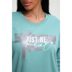 Туника женская М457 "Даша" кулирка (р-ры: 46-60) мята Туника женская М457 "Даша" кулирка (р-ры: 46-60) мята