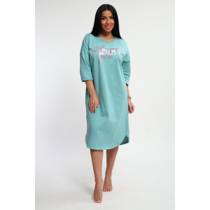 Туника женская М457 "Даша" кулирка (р-ры: 46-60) мята Туника женская М457 "Даша" кулирка (р-ры: 46-60) мята