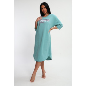 Туника женская М457 "Даша" кулирка (р-ры: 46-60) мята Туника женская М457 "Даша" кулирка (р-ры: 46-60) мята