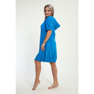 Халат женский "Амина" махра (р-ры: 46-56) бирюза Халат женский "Амина" махра (р-ры: 46-56) бирюза