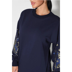 Платье женское "Бабочка" футер (р-ры: 44-58)