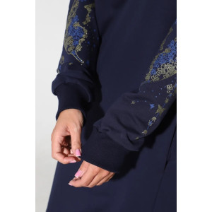 Платье женское "Бабочка" футер (р-ры: 44-58)