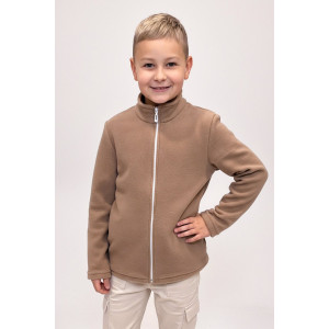 Толстовка детская "Базовая" ТД-4 флис (р-ры: 110-158) кофе Толстовка детская "Базовая" ТД-4 флис (р-ры: 110-158) кофе
