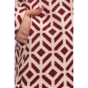 Костюм двойка женский "Эрика" ФК-47 флис (р-ры: 48-58) бордо