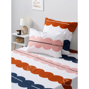 Постельное белье "Веселина" полиэстер "Лента любви"