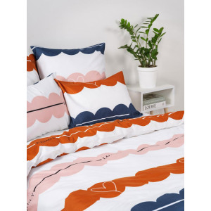 Постельное белье "Веселина" полиэстер "Лента любви"