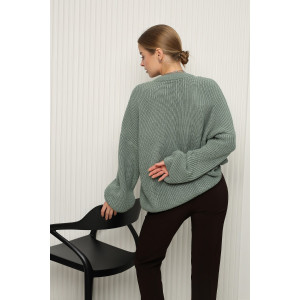 Джемпер женский №84505 акрил (р-ры: 42-46) олива