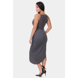 Сарафан женский "Фрейя" кулирка полиэстеровая (р-ры: 42-56) антрацит