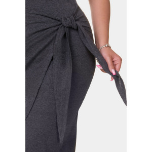 Сарафан женский "Фрейя" кулирка полиэстеровая (р-ры: 42-56) антрацит