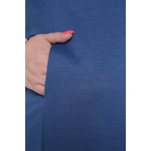 Платье женское "Белла" вискоза (р-ры: 48-58) синий