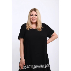 Платье женское ПЛ-005 жатка (р-ры: 50-68) зебра