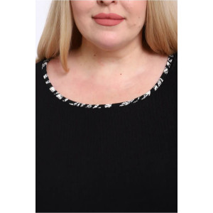 Платье женское ПЛ-005 жатка (р-ры: 50-68) зебра