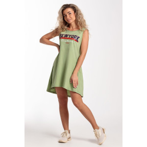 Сарафан женский №057574 кулирка (р-ры: 46-60) фисташка