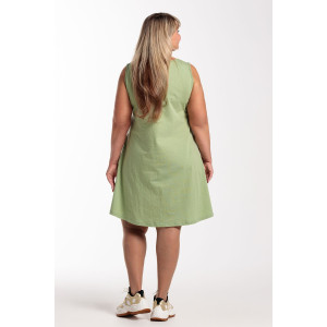 Сарафан женский №057574 кулирка (р-ры: 46-60) фисташка