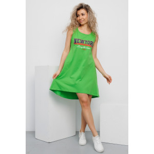 Сарафан женский №057574 кулирка (р-ры: 46-60) салат