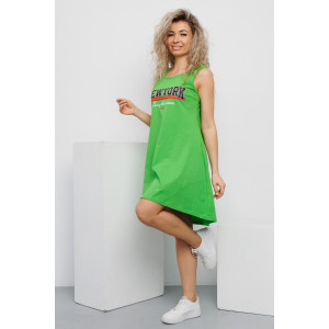 Сарафан женский №057574 кулирка (р-ры: 46-60) салат