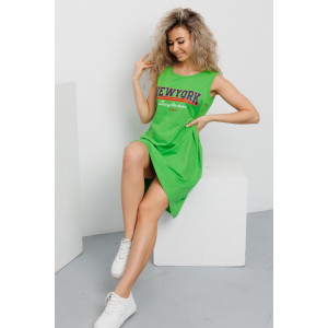 Сарафан женский №057574 кулирка (р-ры: 46-60) салат