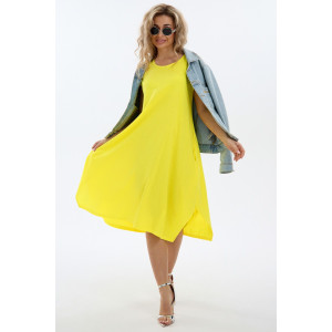 Сарафан женский С1 №057113 кулирка (р-ры: 46-64) желтый