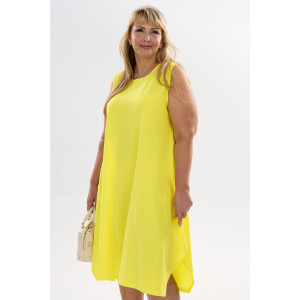 Сарафан женский С1 №057113 кулирка (р-ры: 46-64) желтый